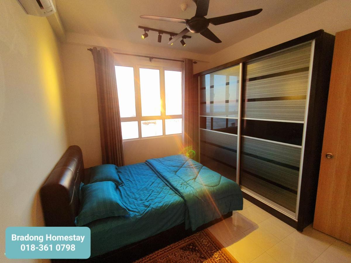 Bradong Homestay - Musllm Only, 3 Queen Bedrooms, Seaview, Infinity Pool, Gym, Near Drawbridge & Ktcc Mall Куала-Тренгану Экстерьер фото