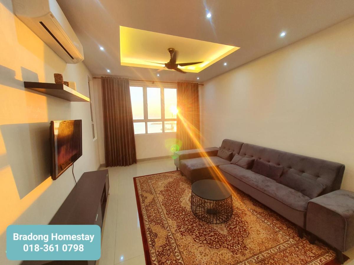 Bradong Homestay - Musllm Only, 3 Queen Bedrooms, Seaview, Infinity Pool, Gym, Near Drawbridge & Ktcc Mall Куала-Тренгану Экстерьер фото